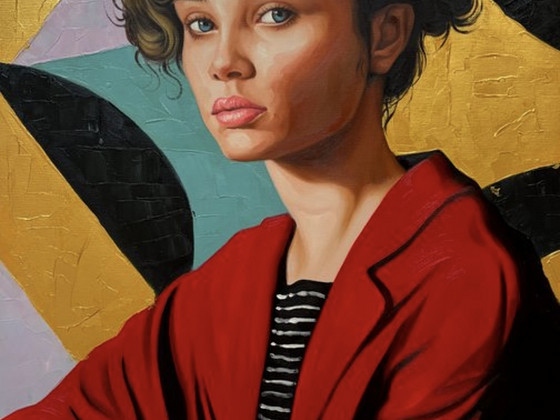 Большая картина маслом 50x70 см