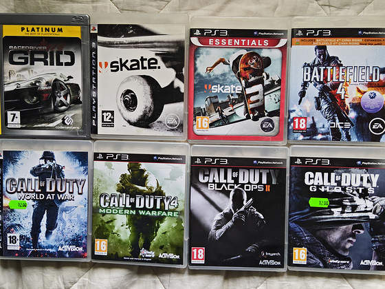Комплект игр Playstation 3 PS3 8 шт. CIB