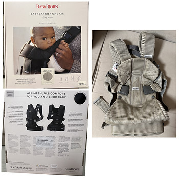 Uus ergonoomiline kandekott BabyBjörn beeži värvi