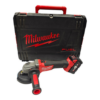 Akunurklihvija Milwaukee M18 CAG125X + kohver + laadija