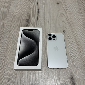 Apple Iphone 15 Pro Max 256gb White Titanium