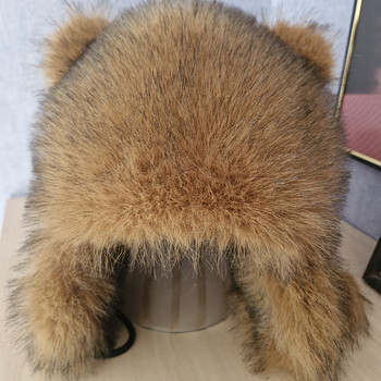 Uus kõrvakestega talvemüts. 56–58 cm