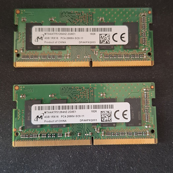 SO-DIMM 2x4GB / MICRON / 2666 MHZ
