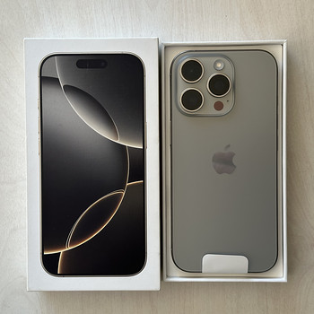 Apple iPhone 16 Pro Natural Titanium 128GB uus