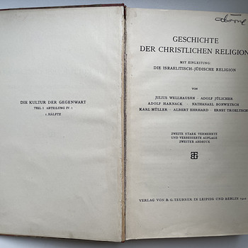 Антикварная книга "Geschichte der christlichen Religion" (1