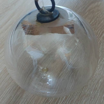 Originaalne käsitsi valmistatud täispuhutud klaasist poi/klaaskuul