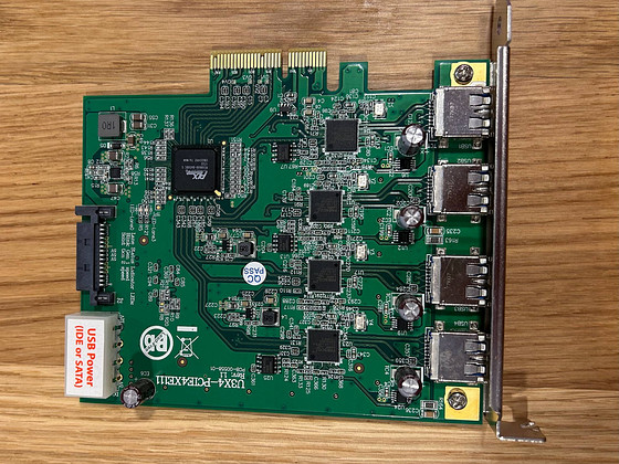 IOI U3X4-PCIE4XE111 Quad-Channel 4-Port USB 3.0 PCIe x4