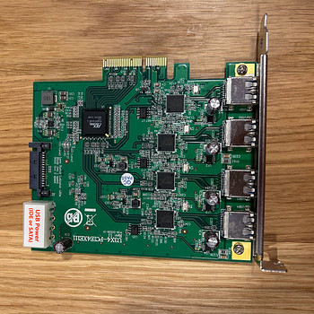 IOI U3X4-PCIE4XE111 четырехканальная 4-портовая USB 3.0 PCIe x4