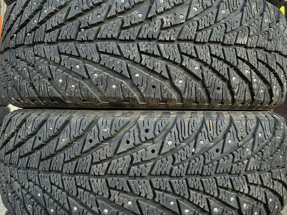 R16 Sava шипованные шины 205/55/16 - 7.5mm - 95% шипов