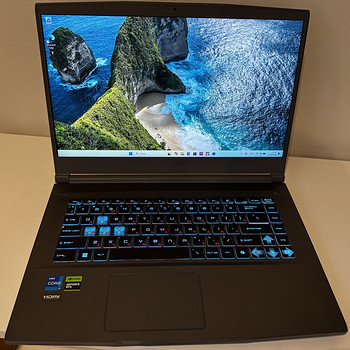 MSI Thin 15, 15,6'', FHD, 144 Hz, i7, 16 GB, 512 GB, RTX 305