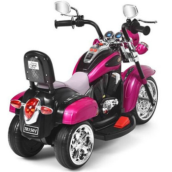 Детский электромотоцикл Chopper TR1501 6V розовый