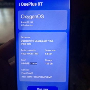 Смартфон Oneplus 8t