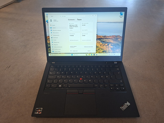 Lenovo ThinkPad T14 Gen 2 AMD Ryzen 5 PRO 5650U 16 ГБ 256 ГБ