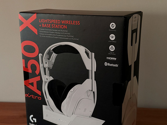 Logitech G Astro A50 X LIGHTSPEED valge (uus,kinnine pakend)
