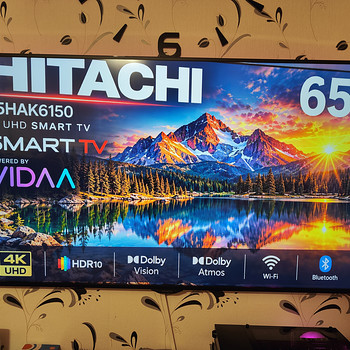 HITACHI 65” 4K UHD Smart TV