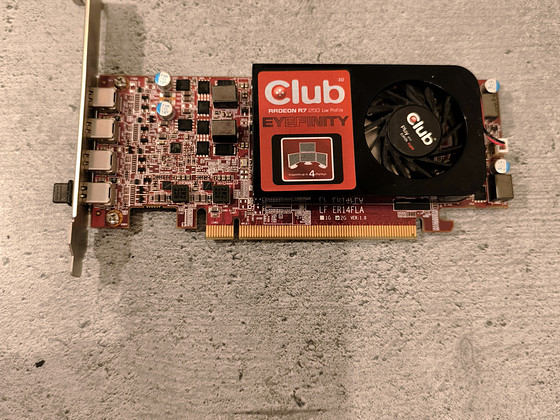 Видеокарта Club 3D Radeon R7 250 2GB Eyefinity