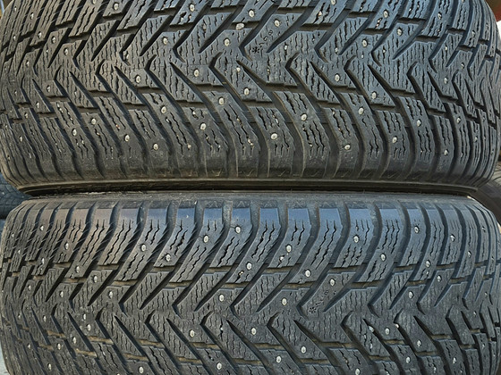R19 Nokian 255/50/19 - 2шт - 9мм - 100% шипы - установка
