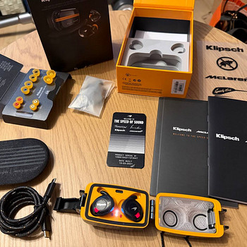 Klipsch T5 II True Wireless Sport Earphones McLaren Edition наушники