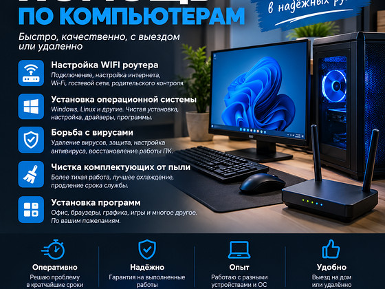 Помощь с компьютером / интернетом