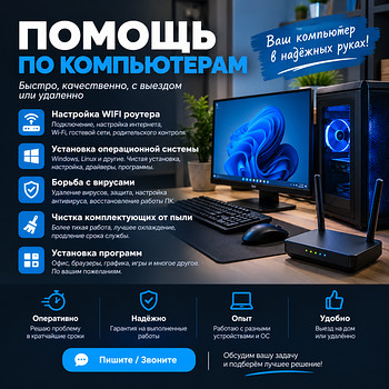 Помощь с компьютером / интернетом