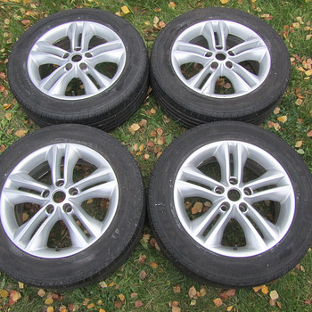 Диски Nissan оригинал R17 5x114.3, резина 5 мм