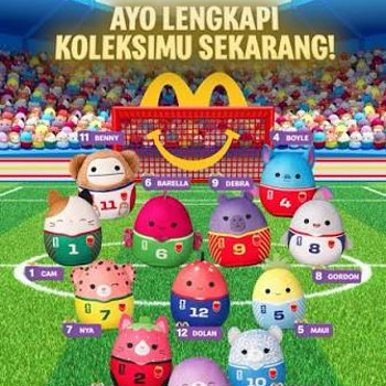 Игрушки McDonald разные серии