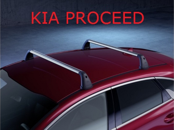 KIA PROCEED рамки/поперечины на крышу для бокса / крепления для велосипеда
