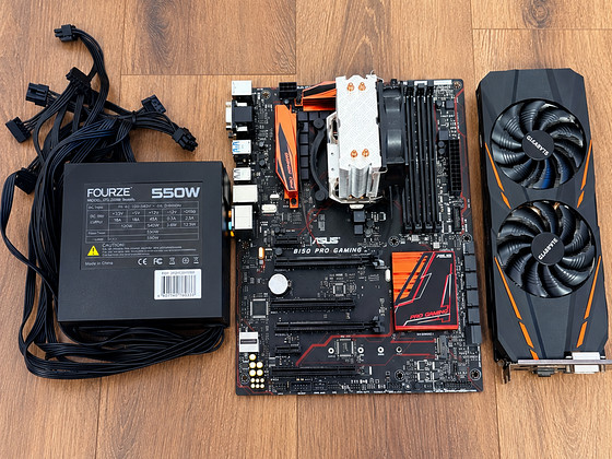 Arvutikomplekt: i5-6600K, GTX 1060 6GB, ASUS B150 Pro Gaming