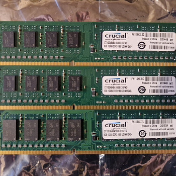 DDR3 24GB 1600MHz Crucial