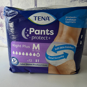 TENA Pants Protect+ Night Plus M – 12 tk