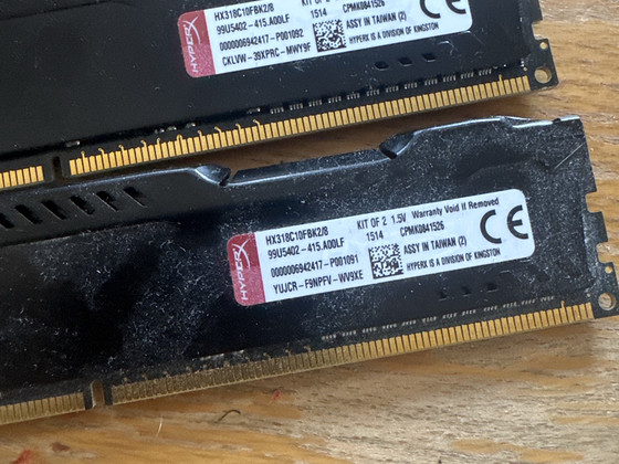 HyperX Fury 8GB (2x4GB) DDR3 1866MHz CL10