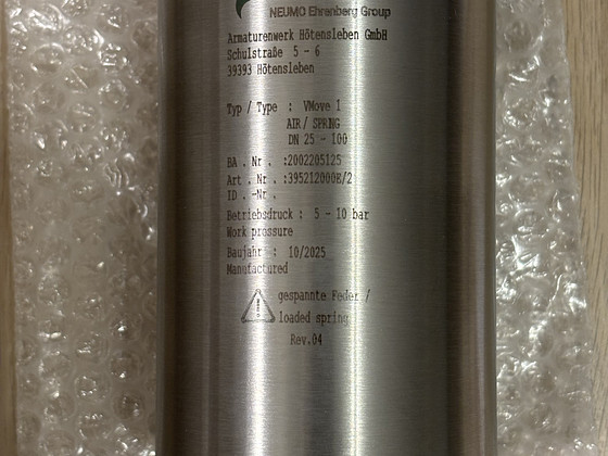 Pneumaatiline ajam liblikklappidele DN25–100 AWH VMove 1