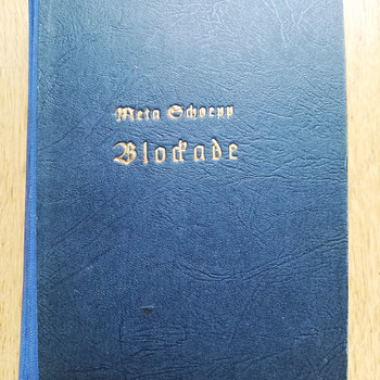 Meta Schoepp «Blockade», 1930, на немецком языке