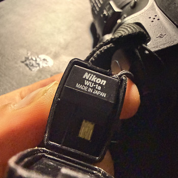 Nikon D3200 + 18-55mm objektiiv + WU-1a Wi-Fi mobiiliadapter