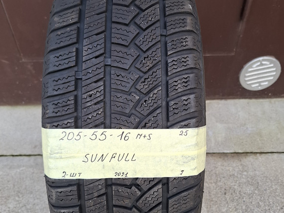 205-55-16 m+s.7mm.2 tk.Sunful.