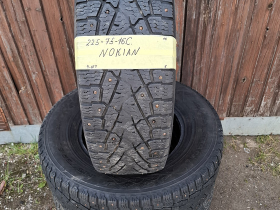 225-75-16.C. naastud.6 mm.4 tk.Nokian.