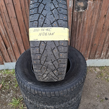 225-75-16.С. шипы.6мм.4шт.Nokian.