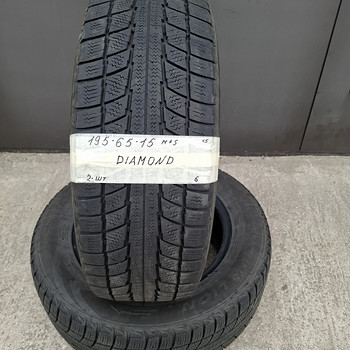 195-65-15. м+s.6mm.2шт.Diamond.