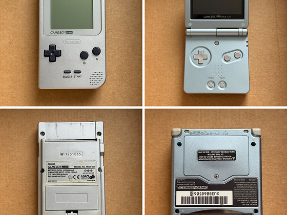 Nintendo GameBoy Pocket и Advance SP
