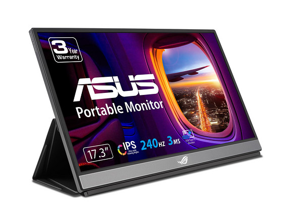 Kaasaskantav monitor Asus ROG Strix XG17AHPE 17.3" IPS 240Hz