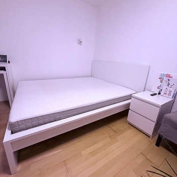 Voodi IKEA MALM valge 160x200