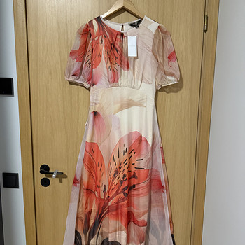 Lipsy - day dress - pink floral (with tags)