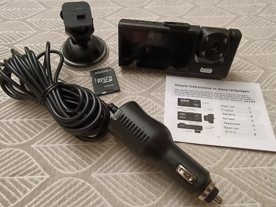 Videoregistraator 2 kaameraga + 32 GB