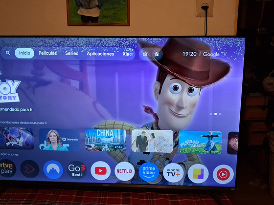 Xaomi google tv 55"