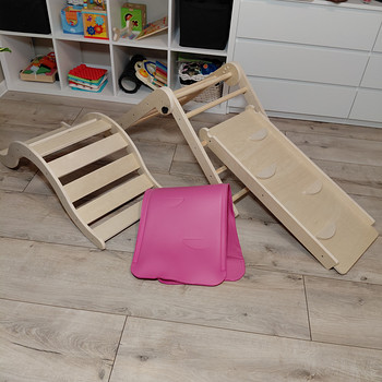 Детский игровой комплекс Montessori с горкой и кольцом