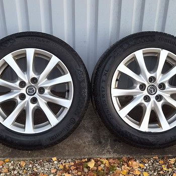 Литые диски Mazda 17" + шины Continental 225/55