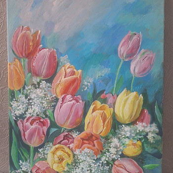 "Tulbid" 50x40 "Тюльпаны"