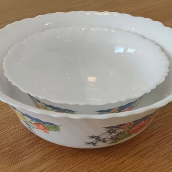 Luminarc Florine 2 salatikaussi 25 cm + 19 cm,Made in France