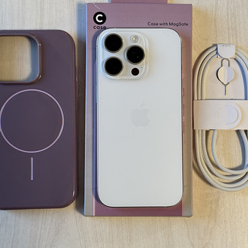 Apple iPhone 16 Pro White Ti 512GB nagu uus! Aku 100%