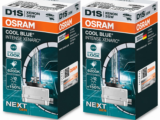 Osram D1S Cool Blue Intense NextGen 6200K (2 шт.)